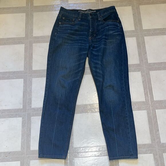 EXCELLENT CONDITION WOMEN’S SIZE 6 AMERICAN EAGLE VINTAGE HI-RISE BUTTONFLY JEAN - Picture 7 of 10